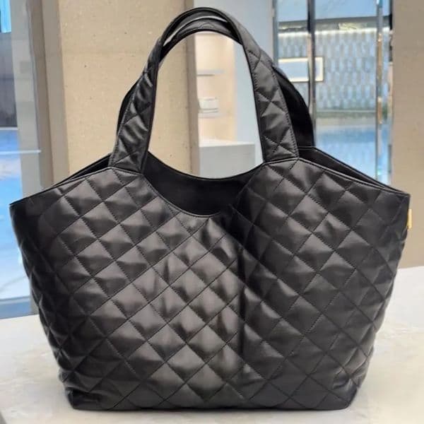 Icare Tote Designer Bag Women Handbag Large Capacity Totes High Quality Suede Crossbody Shoulder Black Purse Shopping Bags