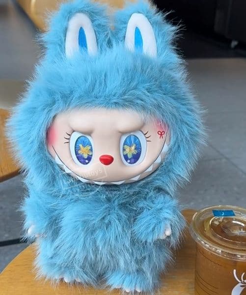 Innovatively Designed 38Cm Labubu Doll Cute Blue Creatively Changed Zimomo Vinly Plush Dolls For Children's Gifts