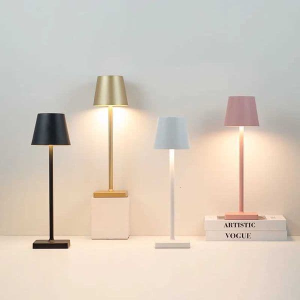 Creative Office Restaurant Bar Table Rechargeable Study Reading Touch Led Desk Light Lamp Usb Charging Port Cordless M251205