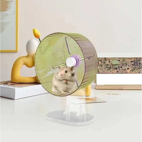 Small Hamster Wheel Pet Running Wheel Acrylic Silent Pets Exercise Spinner Accessories For Dwarf Syrian Hamster M251205