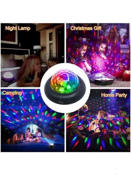 Multi color adjustable disco Lamp ambient light USB interface indoor party festival dancing night light suitable for atmospheri X251205