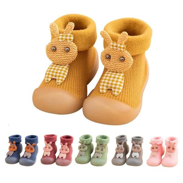 Autumn and Winter Baby Toddler Shoes Thickened Warm Indoor Childrens Shoes Cute Cartoon Cotton Comfortable Breathable Home 251204