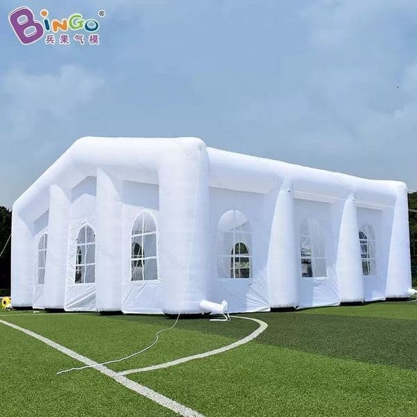 Outdoor activities 10mLx10mWx5mH (33x33x16.5ft) giant Inflatable Wedding Tent outdoor portable White marquee