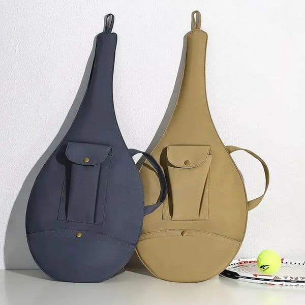 Tennis Bag Single Shoulder Portable Canvas Tennis Racket Bag Mens Sports Bag Waterproof Tennis Training Package Tenis Raquete 251204