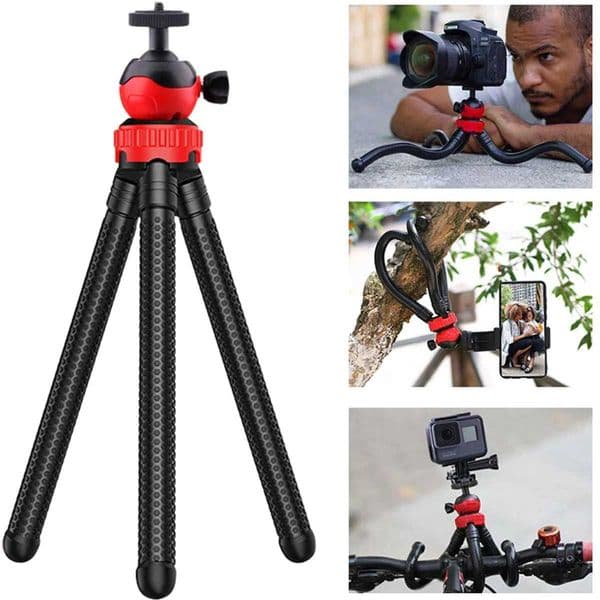 Octopus Tripod For IPhone DSLR Camera Portable Desktop Tripod Mobile Phone Holder Camera With Universal 1/4 Screw Selfie Stick M251205