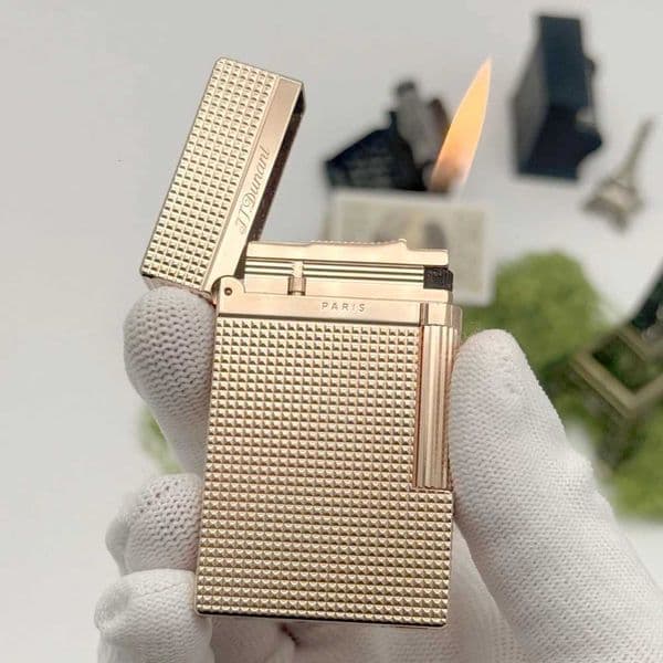 Vintage Metal Cigarette Lighter For Smokers Ligne2 Small Latt Wide Ping Sound Cigar Gadgets Mans Gift e Copper Memorial H251206