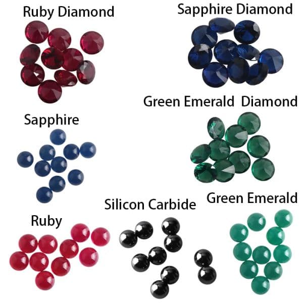 3mm 4mm 5mm 6mm Ruby Pearls SIC Silicon Carbide Sphere Terp Spinning Pearls Beads For Quartz Banger Nails