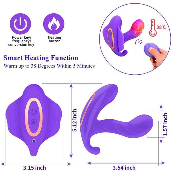 Ergonomic Ten-Vibration Settings Remote-Controlled Love Toy