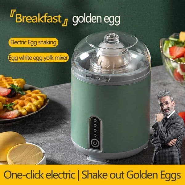 Electric Egg Blender Egg Shaker Golden Egg Maker Automatic Mixing Of Egg White And Yolk Kitchen Supplies Egg Homogenizer M251206