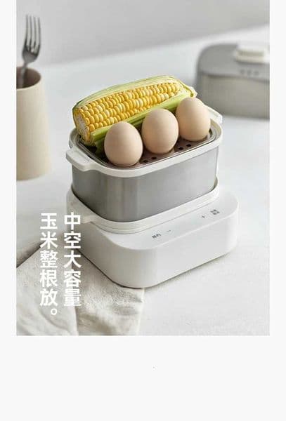 220V olayks stainless steel egg cooker mini steamer for home breakfast quick cooking AL M251206