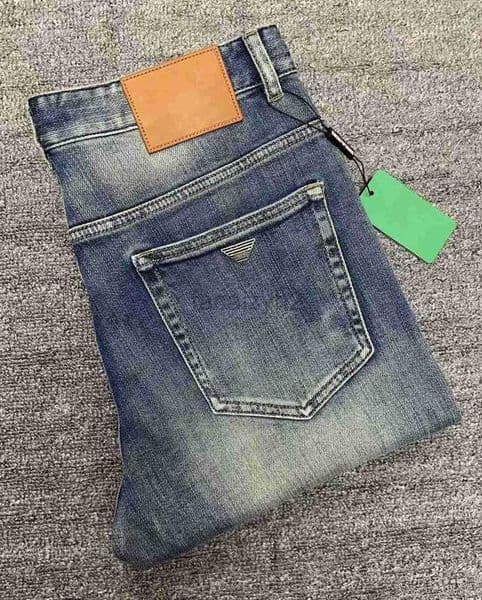 Mens Jeans designer Man jeans tailored retro style strt motorcycle casual luxury long trousers for mens W260415