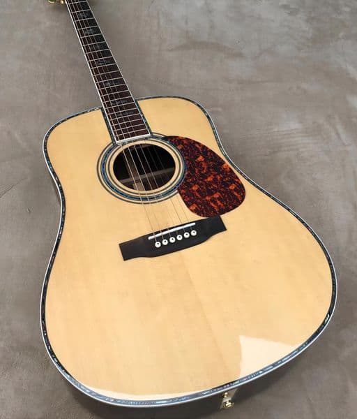 ew Arrival 6-String Acoustic Acoustic Electric Guitar,Abalone Inlay,Mahogany Backboard With Pickup,Spruce Pane