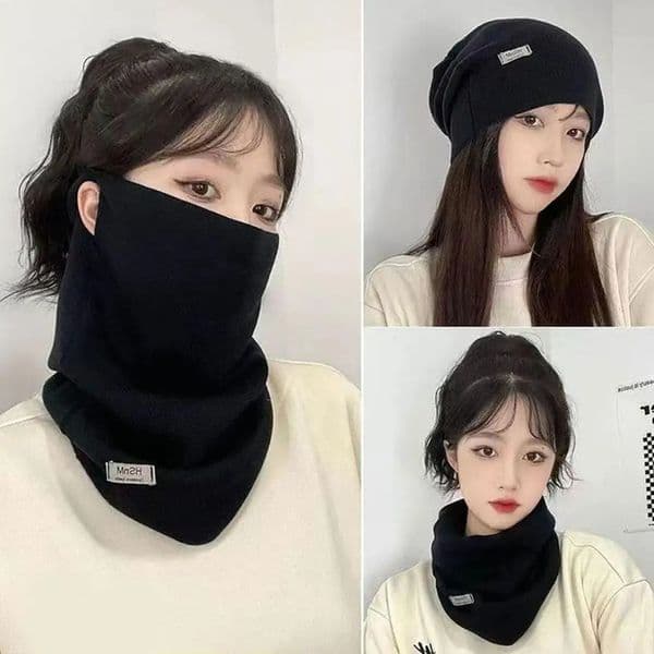 Winter Warm Mask for Women Plush Thickened Neck Protection Face Cover Adjustable Outdoor Sport Cycling Windproof Ski Scarf Masks 251204