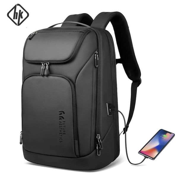HK New Arrival Spacious Travel Backpack 173 inch Laptop Backpack For Men Big Capacity Waterproof Commuting Rucksacks With USB K251206