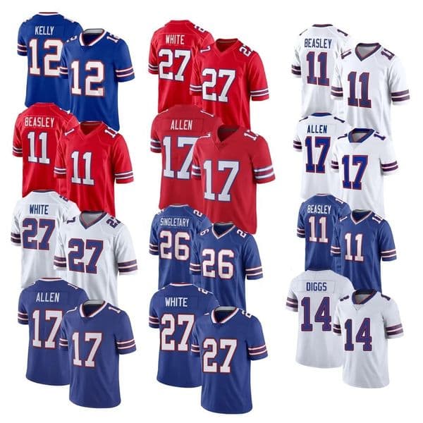 17 Allen 0 Coleman 86 Kincaid embroidered rugby jersey