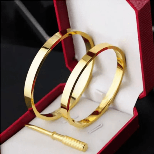 bracelet designer jewelry bracelet women men rose gold Titanium Steel Classic 16 to 21 size bangle luxe Fashion designer alloy valenines day Christmas Gift