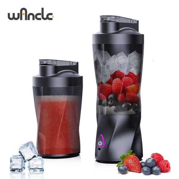 Electric Portable Juicer Fresh Fruit Mixer 700ML Multifunctional USB Rechargeable Shakes Smoothie Blender Outdoor Mixing Cup 251204