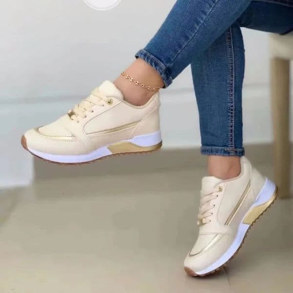 Womens Mesh Sneakers Patchwork Lace Up Flat Lightweight Female Classic Sports Spring Autumn Casual Tennis Skateboard Run Shoes 251205