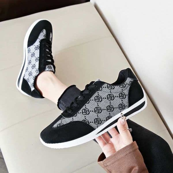 Women Thick Soled Cross Round Head Thin Fi Shoes Women Comfortable Breathable Casual Wear-resistant Shoes Zapatos De MujerXJ251208