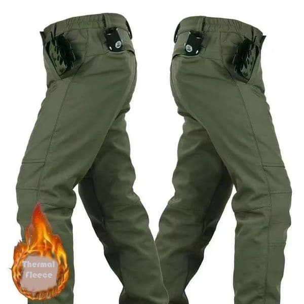 Tactical Military Men Winter Autumn Fleece Waterproof Cargo Pants Hiking Camping Sharkskin Climbing Casual Warm Combat Trousers 251129BANJIA