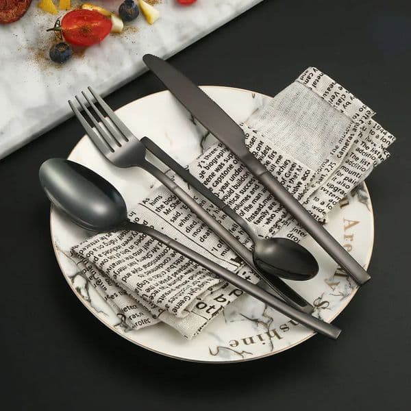 Stainless steel tableware light simple el steak knife fork spoon dessert spoon 251202BJ
