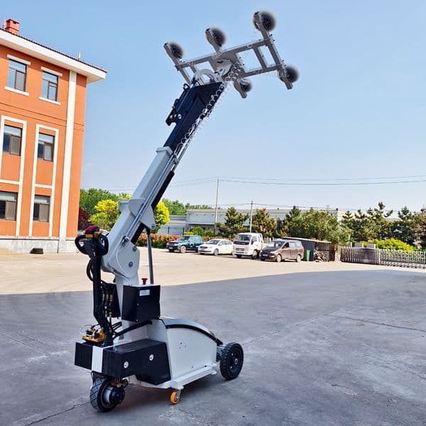Premium Electric Glass Vacuum Lifter | Automated Glazing Robot with High-Performance Suction Cup System