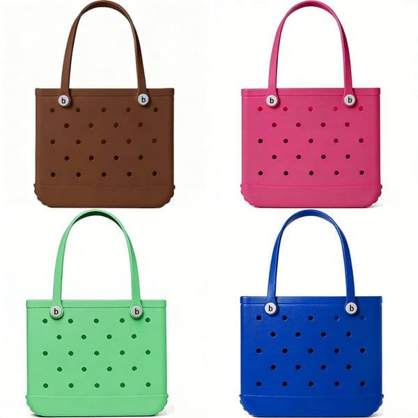 Designer bag luxury bag beach bag EVA Tote Bag Perforated Handbag shoulder bags waterproof Shopping bag big capacity Women men child vacation sea travel