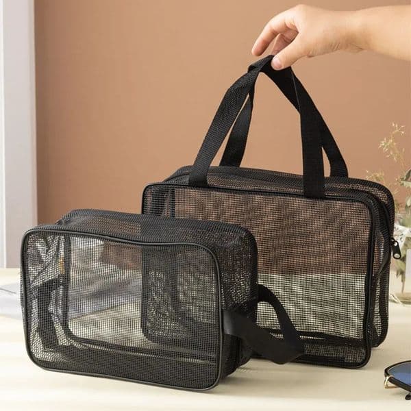 Mesh Shower Caddy Tote Bag Cosmetic Storage Multifunctional Large Capacity Portable Toiletry Organizer 251205