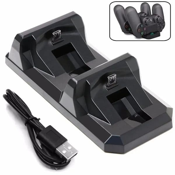 USB Dual Charge Dock For PS4 Controller Gaming Charging Stand Holder Dual Handle Charger for Sony Play Station 4 Controle Gaming Accessories