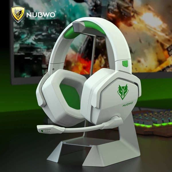 NUBWO G06 Dual Wireless Gaming Headset with Microphone for PC Mobile Switch 24GHz Wireless Headphone M251208