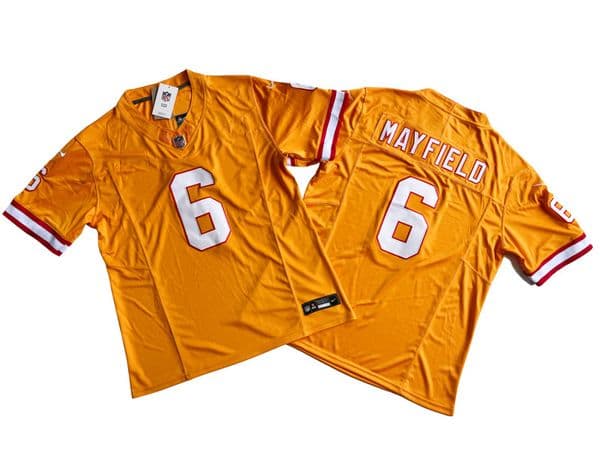 Tailored Made Sports Apparel: Custom Imprinted Rugby Jerseys Suitable For All Ages 6#Baker Mayfield 7#Bucky Irving 13#Mike Evans 2#Emeka Egbuka 1#Rachaad White