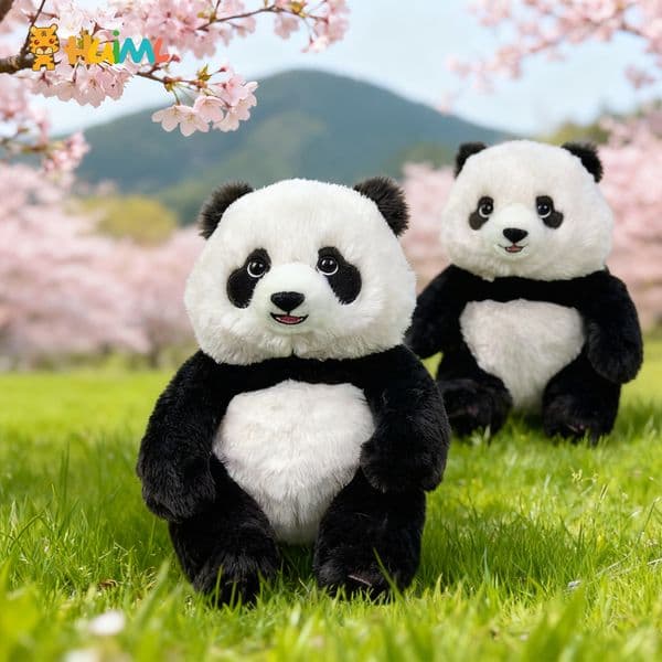 Durable PP Cotton Teddy Bear Adorable Panda Shaped Companion for Kids Ages