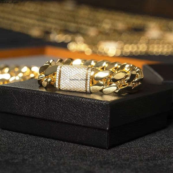 Gold 18mm Miami Cuban Chain Necklace