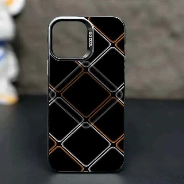 Simple grid design phone case suitable for iPhone 17 16 15 14 13 12 11 Pro/Max/Plus anti drop and shockproof back cover M251209