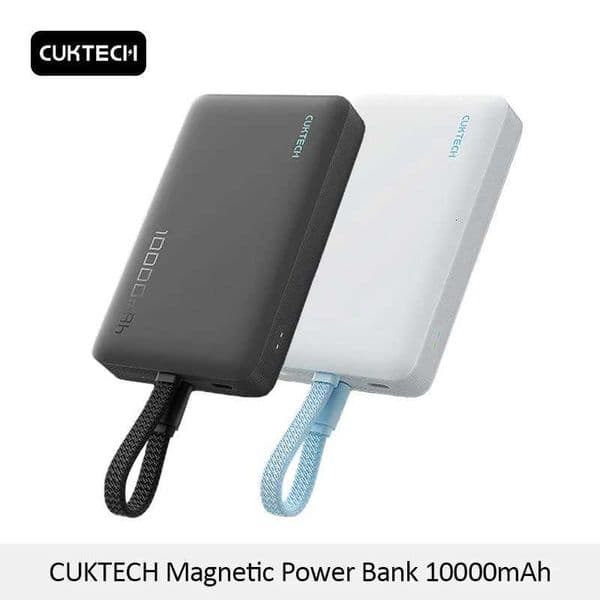 CUKTECH Magnetic Power Bank 10000mAh Built-in Cable WPB100L 75W Wireless Charging Powerbank For iPhone 17 16 Pro H251209