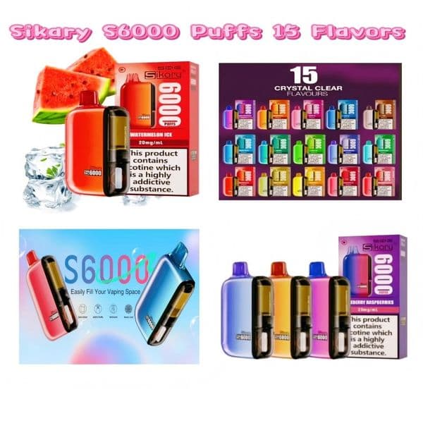 SKE Sikary S6000 Disposable Vape kit Innovative Pen With Enhanced Liquid Delivery System For Flavorful Juices Taste Enjoyment through Cutting-edge Tech #200