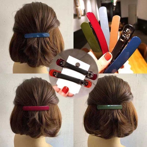 Korean Morandi Color Spring Hair Clip Wen Girls Simple Hairpin Fashion Colorf Matte Barrette Hair Styling Accessories X251209