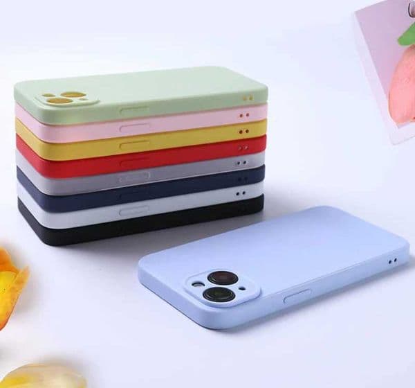Liquid Silicone Phone Case for iphone 15 14 13 12 mini 11 16 Pro X XR XS Max 15 Plus Shockproof Soft Back Cover Cases M251209