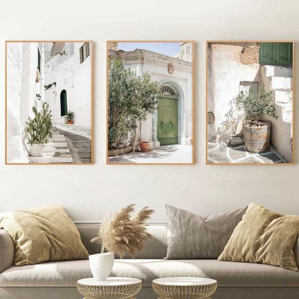 Italy Ancient Architecture Puglia Photography Posters and Prints Travel Gifts Boho Neutral Wall Pictures Canvas Painting Decor H251208
