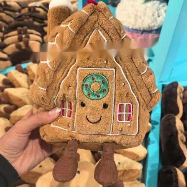 Dolls jellys Cat Amuseables Plush Children's plush toys Gingerbread 2 Soft Toy Caramel Biscuit House Soothing the Doll Gifts BJ068