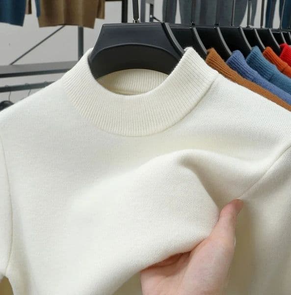 Mens Crew Neck Cashmere Pullover for Men Clothes Black Sweater Winter Warm Sweater Middle Aged Spring Casual Tops to Father Gift 251205