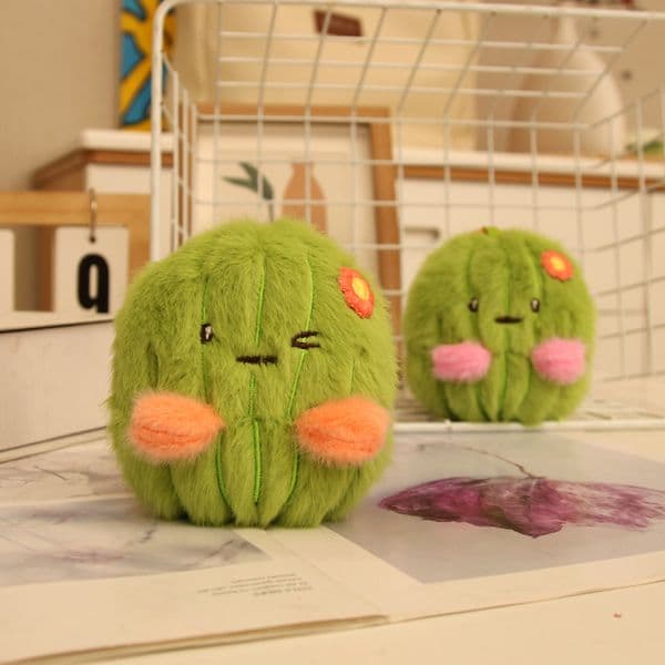 Cactus pendant cute plush toy cartoon bag pendant Plush Keychains
