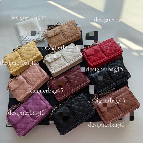 Winter New Quilted Camera Niche Luxury handbag Vintage Chain Small Square Single Shoulder Crossbody Women designer bag S Bag