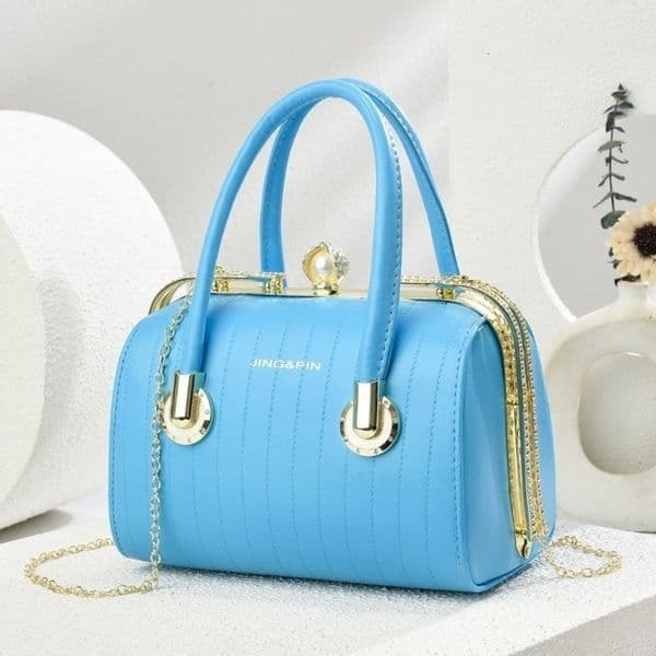Retro Pu Leather Womens Handbag Fashion Girls Crossbody Shoulder Bag Highquality Exquisite Boston Pillow 251113