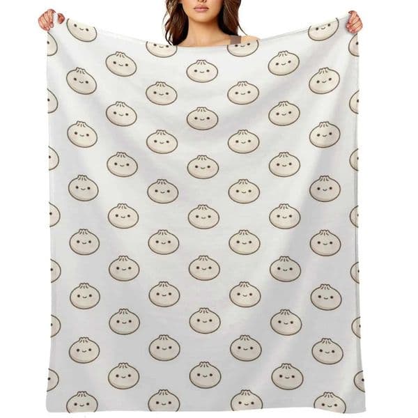 cute dumpling Throw Blanket Luxury Throw Hairy Polar Picnic Blankets H251209