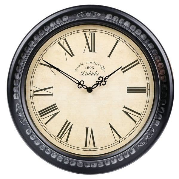 American Country Retro Silent European Quartz Living Room Fashion Wall Watch Antique Vintage Clock Timepiece