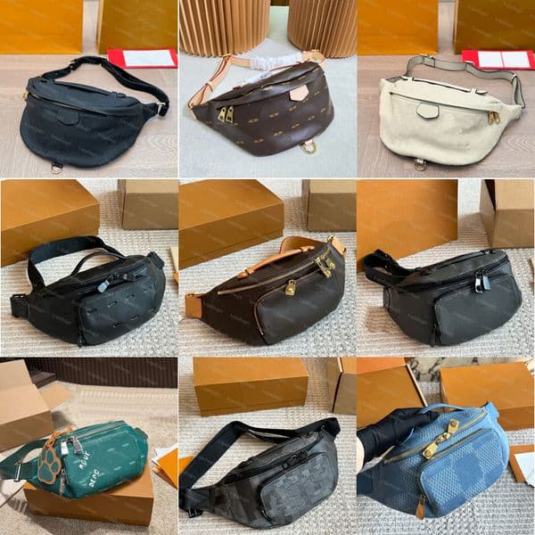 Designer Waist Mens Womens Real Leather Luxury Bumbag Rush Design Waistbag Classic Vintage Chest Bag Fashion Crossbody Bags