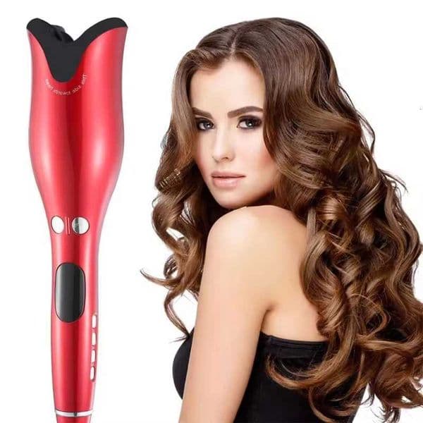 Automatic Hair Curler Professional Magical Style Auto Hair Curler with Temperature LCD Screen for WomanT251210