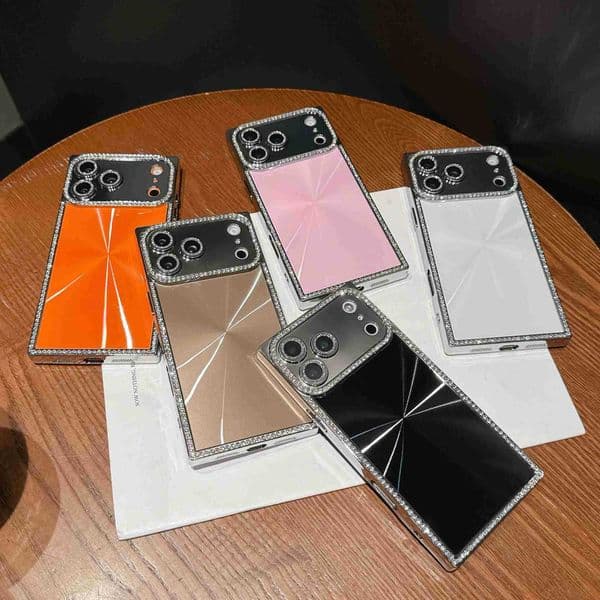 Square Edge Aurora Compatible with iPhone 17 Pro Max Apple 16 Phone Case Luxury 15 Electroplated 14 Protective Cover