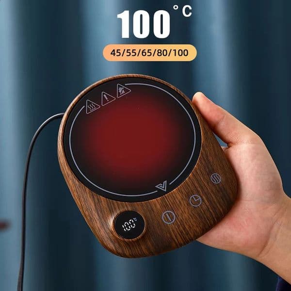 100C Cup Heater Coffee Mug Warmer Tea Makers Warmer Coaster 5 Gear Temperature Cup Heaters Coffee Milk Tea Heating Pad 220V 251204BJ